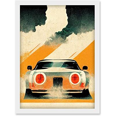 Artery8 - Japan Sports Car Vintage Vector - Yellow Artery8 - Japan Sports Car Vintage Vector - Yellow