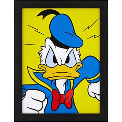 Pyramid Donald Duck (Mad) 30cm x 40cm Framed, Art Poster, Posters & Prints, One Size Pyramid Donald Duck (Mad) 30cm x 40cm Framed, Art Poster, Posters & Prints, One Size