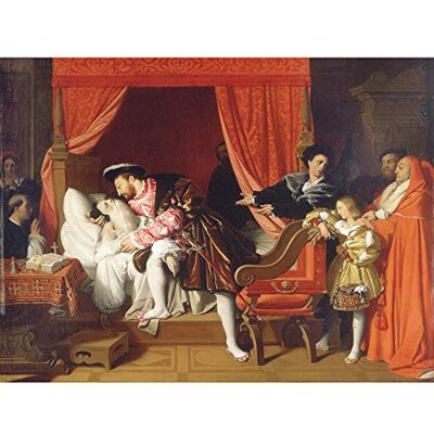 Fine Art Prints Ingres Francis Last Breaths Leonardo Da Vinci Painting Large Wall Art Print Canvas Premium Mural Fine Art Prints Ingres Francis Last Breaths Leonardo Da Vinci Painting Large Wall Art Print Canvas Premium Mural