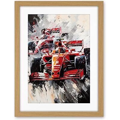 Artery8 Grand Prix Track Circuit Cars Racing Paint Splat Artwork Framed Wall Art Print 18X24 Inch Artery8 Grand Prix Track Circuit Cars Racing Paint Splat Artwork Framed Wall Art Print 18X24 Inch