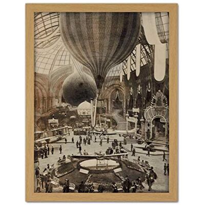 Artery8 Balloon Aircraft Exposition Paris Vintage Photograph Artwork Framed Wall Art Print 18X24 Inch Artery8 Balloon Aircraft Exposition Paris Vintage Photograph Artwork Framed Wall Art Print 18X24 Inch