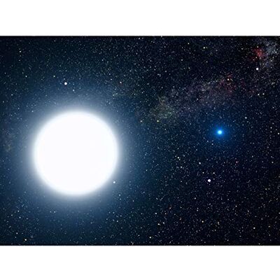 Fine Art Prints Space NASA Binary Stars Sirius A B Illustration Premium Wall Art Canvas Print 18X24 Inch Fine Art Prints Space NASA Binary Stars Sirius A B Illustration Premium Wall Art Canvas Print 18X24 Inch