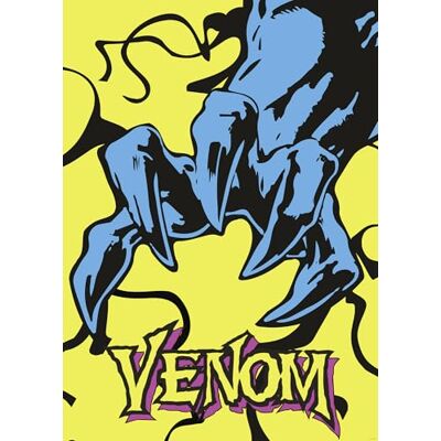 Komar Marvel Venom Colourful Claw Wall Picture Size 50 x 70 cm Children's Room Wall Decoration Komar Marvel Venom Colourful Claw Wall Picture Size 50 x 70 cm Children's Room Wall Decoration