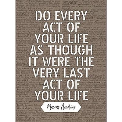 Artery8 Dictionary Quote Marcus Aurelius Every Act Last Unframed Wall Art Print Poster Home Decor Premium Artery8 Dictionary Quote Marcus Aurelius Every Act Last Unframed Wall Art Print Poster Home Decor Premium