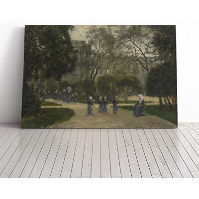 Big Box Art Canvas Print Wall Art Stanislas Lepine Nuns and Schoolgirls Mounted & Stretched Box Frame Picture Home Decor for Kitchen, Living Room, Bedroom, Hallway, Multi-Colour, 20x14 Inch Big Box Art Canvas Print Wall Art Stanislas Lepine Nuns and Schoolgirls Mounted & Stretched Box Frame Picture Home Decor for Kitchen, Living Room, Bedroom, Hallway, Multi-Colour, 20x14 Inch