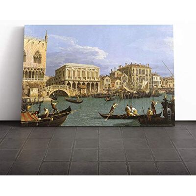 Big Box Art Giovanni Canaletto Riva Degli Schiavoni Venice Canvas Print 20x14 Inch Wall Art, Ready to Hang, Gallery Wrapped, Fade-Resistant Inks, Securely Packaged, UK Made Big Box Art Giovanni Canaletto Riva Degli Schiavoni Venice Canvas Print 20x14 Inch Wall Art, Ready to Hang, Gallery Wrapped, Fade-Resistant Inks, Securely Packaged, UK Made