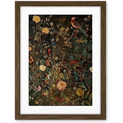 Artery8 Audubon Style Birds in Spring Flower Field Modern Artwork Framed Wall Art Print 18X24 Inch Artery8 Audubon Style Birds in Spring Flower Field Modern Artwork Framed Wall Art Print 18X24 Inch