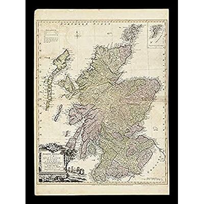 Fine Art Prints Kitchin 1778 Map Scotland Counties North Britain Art Print Canvas Premium Wall Decor Poster Mural Fine Art Prints Kitchin 1778 Map Scotland Counties North Britain Art Print Canvas Premium Wall Decor Poster Mural