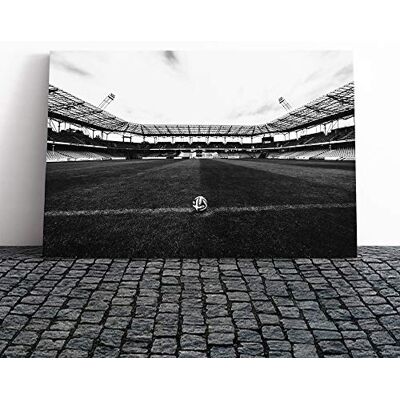 Big Box Art Football Pitch Ball Vol.2 Canvas Print Gallery Wrapped 30mm Frame Wall Art 20x14 inches Ready to Hang Modern Sport Picture Living Room Bedroom Lounge Office Big Box Art Football Pitch Ball Vol.2 Canvas Print Gallery Wrapped 30mm Frame Wall Art 20x14 inches Ready to Hang Modern Sport Picture Living Room Bedroom Lounge Office