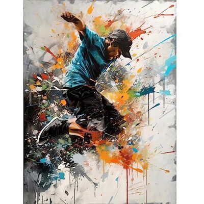 Artery8 Parkour Jump Urban Sport Paint Splat Action Shot Large Wall Art Poster Print Thick Paper 18X24 Inch Artery8 Parkour Jump Urban Sport Paint Splat Action Shot Large Wall Art Poster Print Thick Paper 18X24 Inch