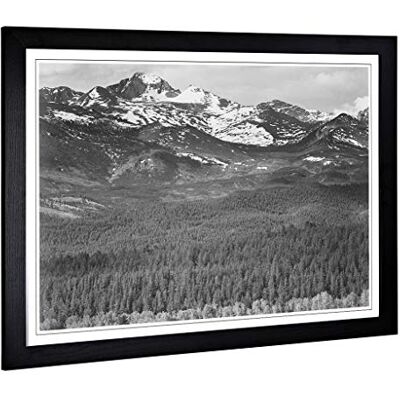 Big Box Art Ansel Adams Rocky Mountain National Park Colorado Framed Wall Art Print Ready to Hang, Satin Fine Art Paper, Fade-Resistant Inks, Acrylic Glazing, Securely Packaged, Made in the UK Big Box Art Ansel Adams Rocky Mountain National Park Colorado Framed Wall Art Print Ready to Hang, Satin Fine Art Paper, Fade-Resistant Inks, Acrylic Glazing, Securely Packaged, Made in the UK