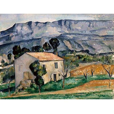 Fine Art Prints Cezanne Paul House In Provence Large Wall Art Print Canvas Premium Poster Mural Fine Art Prints Cezanne Paul House In Provence Large Wall Art Print Canvas Premium Poster Mural