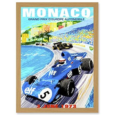 Artery8 - Monaco Grand Prix 1973 - A4 - Wall Art Print Artery8 - Monaco Grand Prix 1973 - A4 - Wall Art Print