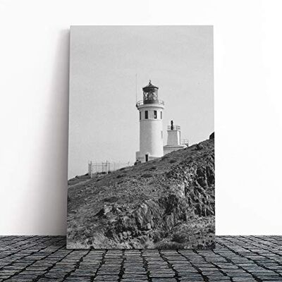 Big Box Art Canvas Print Wall Art Architecture Lighthouse Anacapa Island Light Station, California Stretched Box Frame Picture Home Decor for Kitchen, Living Room, Bedroom, Multi-Colour, 30x20 Inch Big Box Art Canvas Print Wall Art Architecture Lighthouse Anacapa Island Light Station, California Stretched Box Frame Picture Home Decor for Kitchen, Living Room, Bedroom, Multi-Colour, 30x20 Inch