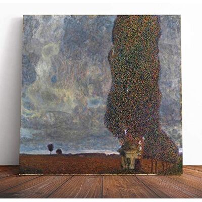 Big Box Art Canvas Print Wall Art Gustav Klimt Approaching a Thunderstorm Mounted & Stretched Box Frame Picture Home Decor for Kitchen, Living Room, Bedroom, Hallway, Muli-Colour, 14x14 Inch Big Box Art Canvas Print Wall Art Gustav Klimt Approaching a Thunderstorm Mounted & Stretched Box Frame Picture Home Decor for Kitchen, Living Room, Bedroom, Hallway, Muli-Colour, 14x14 Inch
