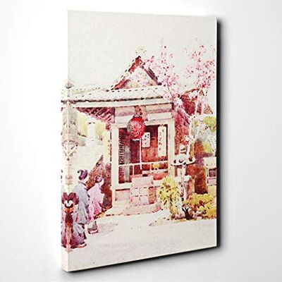Big Box Art Canvas Print Wall Art Ella Du Cane Japanese Oriental A Buddhist Shrine Mounted & Stretched Box Frame Picture Home Decor for Kitchen, Living Room, Bedroom, Multi-Colour, 20x14 Inch Big Box Art Canvas Print Wall Art Ella Du Cane Japanese Oriental A Buddhist Shrine Mounted & Stretched Box Frame Picture Home Decor for Kitchen, Living Room, Bedroom, Multi-Colour, 20x14 Inch