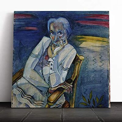 Big Box Art Canvas Print Wall Art Walter Gramatte Rosa Schapire Mounted and Stretched Box Frame Picture Home Decor for Kitchen, Living, Dining Room, Bedroom, Hallway, Muli-Colour, 14x14 Inch Big Box Art Canvas Print Wall Art Walter Gramatte Rosa Schapire Mounted and Stretched Box Frame Picture Home Decor for Kitchen, Living, Dining Room, Bedroom, Hallway, Muli-Colour, 14x14 Inch