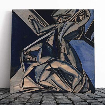 Big Box Art Canvas Print Wall Art Henry Gaudier-Brzeska New Rhythms Mounted & Stretched Box Frame Picture Home Decor for Kitchen, Living Room, Bedroom, Hallway, Multi-Colour, 14x14 Inch Big Box Art Canvas Print Wall Art Henry Gaudier-Brzeska New Rhythms Mounted & Stretched Box Frame Picture Home Decor for Kitchen, Living Room, Bedroom, Hallway, Multi-Colour, 14x14 Inch