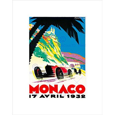 Wee Blue Coo SPORT AD MONACO GRAND PRIX MOTOR RACE 1932 MONTE CARLO FRAMED PRINT B12X7259 Wee Blue Coo SPORT AD MONACO GRAND PRIX MOTOR RACE 1932 MONTE CARLO FRAMED PRINT B12X7259