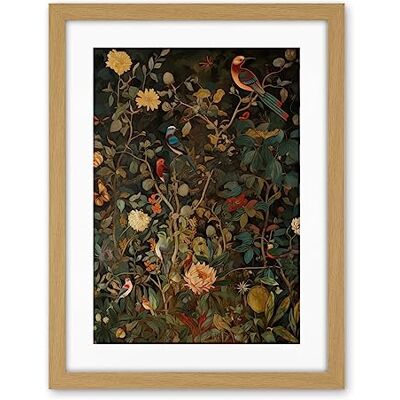 Artery8 Audubon Style Birds in Spring Flower Field Modern Artwork Framed Wall Art Print 18X24 Inch Artery8 Audubon Style Birds in Spring Flower Field Modern Artwork Framed Wall Art Print 18X24 Inch