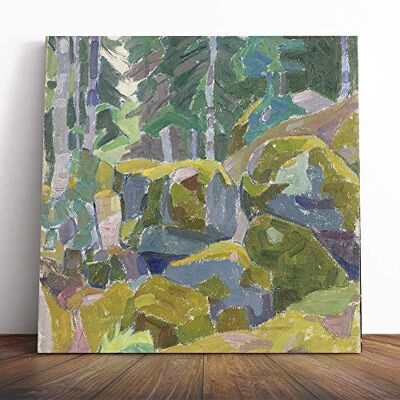 Big Box Art Canvas Print Wall Art Alexander Bogomazov Landscape with Trees Mounted & Stretched Box Frame Picture Home Decor for Kitchen, Living Room, Bedroom, Hallway, Muli-Colour, 14x14 Inch Big Box Art Canvas Print Wall Art Alexander Bogomazov Landscape with Trees Mounted & Stretched Box Frame Picture Home Decor for Kitchen, Living Room, Bedroom, Hallway, Muli-Colour, 14x14 Inch