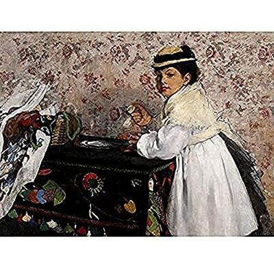 Fine Art Prints Edgar Degas Portrait Of Mlle Hortense Valpincon Art Print Canvas Premium Wall Decor Poster Mural Fine Art Prints Edgar Degas Portrait Of Mlle Hortense Valpincon Art Print Canvas Premium Wall Decor Poster Mural