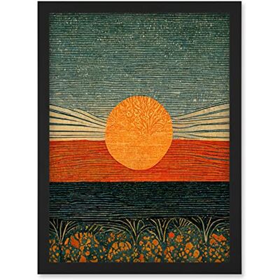 Artery8 - William Morris Sunrise Over Sea - A4 - Wall Art Print Artery8 - William Morris Sunrise Over Sea - A4 - Wall Art Print
