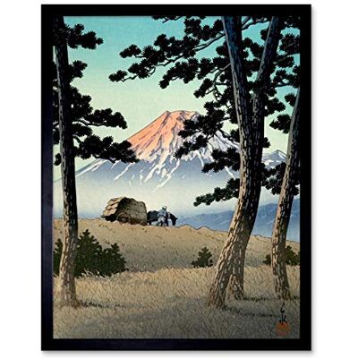 Wee Blue Coo Cultural Nature Landscape Japan Fuji Kawase Hasui Art Print Framed Poster Wall Decor 12X16 Inch Wee Blue Coo Cultural Nature Landscape Japan Fuji Kawase Hasui Art Print Framed Poster Wall Decor 12X16 Inch