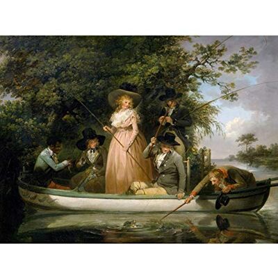 Fine Art Prints Morland A Party Angling Fishing Boat Painting Large Wall Art Print Canvas Premium Mural Fine Art Prints Morland A Party Angling Fishing Boat Painting Large Wall Art Print Canvas Premium Mural