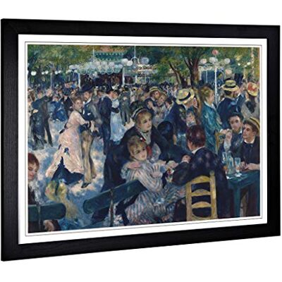 Big Box Art Pierre Auguste Renoir Dance at The Moulin Rouge Framed Wall Art Print Ready to Hang, Satin Fine Art Paper, Fade-Resistant Inks, Acrylic Glazing, Securely Packaged, Made in the UK Big Box Art Pierre Auguste Renoir Dance at The Moulin Rouge Framed Wall Art Print Ready to Hang, Satin Fine Art Paper, Fade-Resistant Inks, Acrylic Glazing, Securely Packaged, Made in the UK