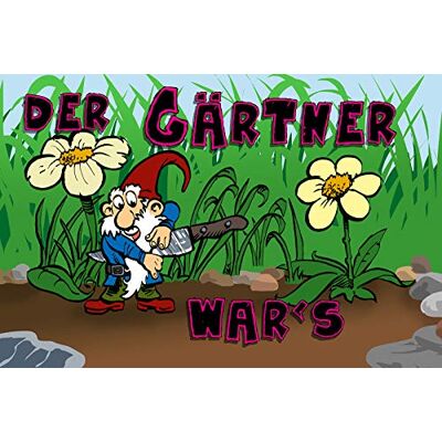Schatzmix Tin-Plate Sign, Wall Plaque Garden Plaque, Sheet metal, Multicoloured, 20x30 cm Schatzmix Tin-Plate Sign, Wall Plaque Garden Plaque, Sheet metal, Multicoloured, 20x30 cm