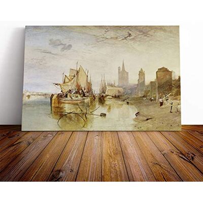 Big Box Art Joseph William Turner The Arrival of a Packet Boat Canvas Print Gallery Wrapped 30mm Frame Wall Art 30x20 inches Ready to Hang Contemporary Seascape Picture Living Room Bedroom Lounge Office Big Box Art Joseph William Turner The Arrival of a Packet Boat Canvas Print Gallery Wrapped 30mm Frame Wall Art 30x20 inches Ready to Hang Contemporary Seascape Picture Living Room Bedroom Lounge Office