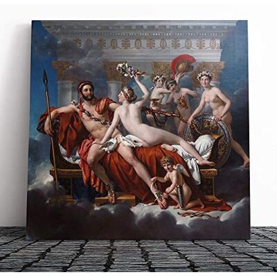 Big Box Art Canvas Print Wall Art Jacques Louis-David March Venus Mounted and Stretched Box Frame Picture Home Decor for Kitchen, Living Room, Bedroom, Hallway, Muli-Colour, 14x14 Inch Big Box Art Canvas Print Wall Art Jacques Louis-David March Venus Mounted and Stretched Box Frame Picture Home Decor for Kitchen, Living Room, Bedroom, Hallway, Muli-Colour, 14x14 Inch