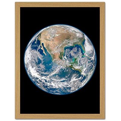Fine Art Prints Space NASA North America From Satellite Earth Photograph Large Framed Art Print Poster Wall Decor 18x24 in Fine Art Prints Space NASA North America From Satellite Earth Photograph Large Framed Art Print Poster Wall Decor 18x24 in