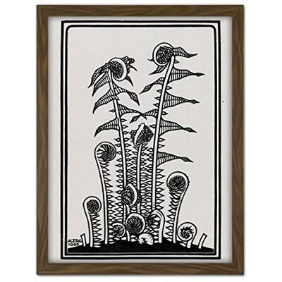 Artery8 Julie De Graag Ferns Plants Nature 1920 Artwork Framed Wall Art Print 18X24 Inch Artery8 Julie De Graag Ferns Plants Nature 1920 Artwork Framed Wall Art Print 18X24 Inch