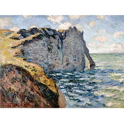 Fine Art Prints Claude Monet The Cliff Of Aval Etretat Large Wall Art Print Canvas Premium Poster Mural Fine Art Prints Claude Monet The Cliff Of Aval Etretat Large Wall Art Print Canvas Premium Poster Mural