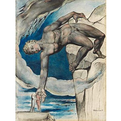 Fine Art Prints William Blake Antaeus Dante Last Circle Of Hell Large Wall Art Print Canvas Premium Poster Mural Fine Art Prints William Blake Antaeus Dante Last Circle Of Hell Large Wall Art Print Canvas Premium Poster Mural