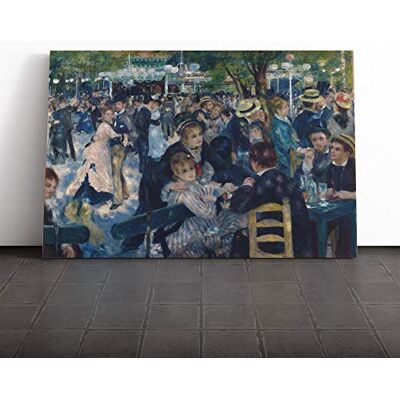 Big Box Art Pierre Auguste Renoir Dance at The Moulin Rouge Canvas Print 24x16 Inch Wall Art, Ready to Hang, Gallery Wrapped, Fade-Resistant Inks, Securely Packaged, UK Made Big Box Art Pierre Auguste Renoir Dance at The Moulin Rouge Canvas Print 24x16 Inch Wall Art, Ready to Hang, Gallery Wrapped, Fade-Resistant Inks, Securely Packaged, UK Made