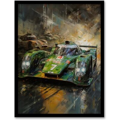 Artery8 Futuristic Motorsport F1 Car British Racing Green Concept Sports Car Artwork Man Cave Artwork Framed Wall Art Print A4 Artery8 Futuristic Motorsport F1 Car British Racing Green Concept Sports Car Artwork Man Cave Artwork Framed Wall Art Print A4