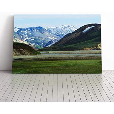 Big Box Art Canvas Print Wall Art Landscape Iceland Mountains Mounted and Stretched Box Frame Picture Home Decor for Kitchen, Living, Dining Room, Bedroom, Hallway, Multi-Colour, 20x14 Inch Big Box Art Canvas Print Wall Art Landscape Iceland Mountains Mounted and Stretched Box Frame Picture Home Decor for Kitchen, Living, Dining Room, Bedroom, Hallway, Multi-Colour, 20x14 Inch
