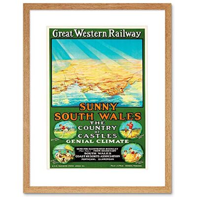 Wee Blue Coo Travel Tourism Gwr Railway Wales Sport Fun Sun Map Framed Wall Art Print Wee Blue Coo Travel Tourism Gwr Railway Wales Sport Fun Sun Map Framed Wall Art Print