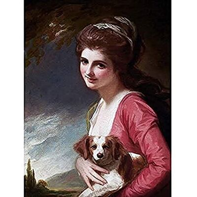 Fine Art Prints Romney Portrait Lady Hamilton Dog Painting Art Print Canvas Premium Wall Decor Poster Mural Fine Art Prints Romney Portrait Lady Hamilton Dog Painting Art Print Canvas Premium Wall Decor Poster Mural