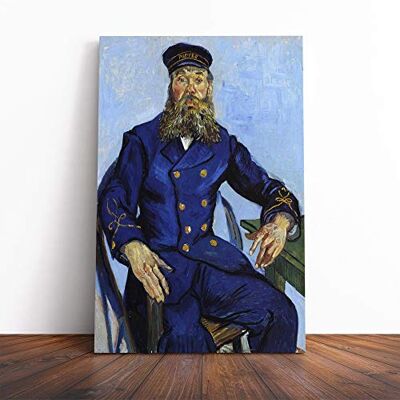 Big Box Art Canvas Print Wall Art Vincent Van Gogh The Postman Joseph Roulin Mounted & Stretched Box Frame Picture Home Decor for Kitchen, Living Room, Bedroom, Hallway, Multi-Colour, 20x14 Inch Big Box Art Canvas Print Wall Art Vincent Van Gogh The Postman Joseph Roulin Mounted & Stretched Box Frame Picture Home Decor for Kitchen, Living Room, Bedroom, Hallway, Multi-Colour, 20x14 Inch