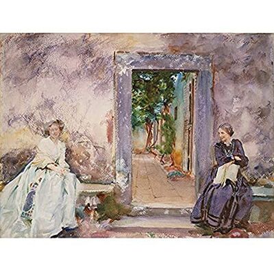 Fine Art Prints John Singer Sargent The Garden Wall Art Print Canvas Premium Wall Decor Poster Mural Fine Art Prints John Singer Sargent The Garden Wall Art Print Canvas Premium Wall Decor Poster Mural