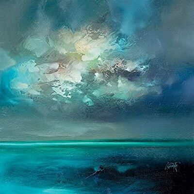 Scott The Art Group (Isle of Skye Emerges) Canvas Print, Wood, Multicolour, 40 x 40 x 1.3 cm Scott The Art Group (Isle of Skye Emerges) Canvas Print, Wood, Multicolour, 40 x 40 x 1.3 cm