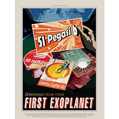 Fine Art Prints 51 Pegasi b First Exoplanet NASA Space Tours Travel Premium Wall Art Canvas Print 18X24 Inch Fine Art Prints 51 Pegasi b First Exoplanet NASA Space Tours Travel Premium Wall Art Canvas Print 18X24 Inch