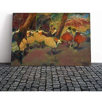 Big Box Art Canvas Print Wall Art Edgar Degas Before The Performance Mounted & Stretched Box Frame Picture Home Decor for Kitchen, Living Room, Bedroom, Hallway, Multi-Colour, 20x14 Inch Big Box Art Canvas Print Wall Art Edgar Degas Before The Performance Mounted & Stretched Box Frame Picture Home Decor for Kitchen, Living Room, Bedroom, Hallway, Multi-Colour, 20x14 Inch