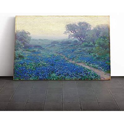 Big Box Art Canvas Print Wall Art Julian Onderdonk Hillside of Bluebonnets 3 Mounted & Stretched Box Frame Picture Home Decor for Kitchen, Living Room, Bedroom, Hallway, Multi-Colour, 20x14 Inch Big Box Art Canvas Print Wall Art Julian Onderdonk Hillside of Bluebonnets 3 Mounted & Stretched Box Frame Picture Home Decor for Kitchen, Living Room, Bedroom, Hallway, Multi-Colour, 20x14 Inch