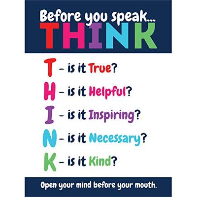 Fine Art Prints Before You Speak Think Life Inspirational Canvas Wall Art Print Fine Art Prints Before You Speak Think Life Inspirational Canvas Wall Art Print