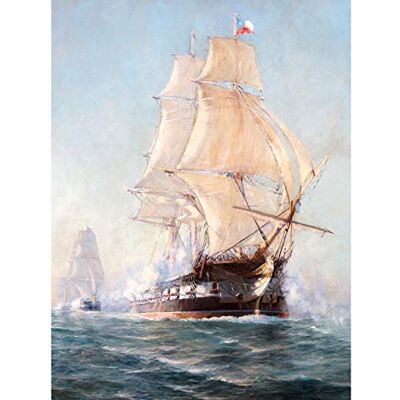 Fine Art Prints Zenteno Departure First National Squad Ship Detail Painting Large XL Wall Art Canvas Print Fine Art Prints Zenteno Departure First National Squad Ship Detail Painting Large XL Wall Art Canvas Print
